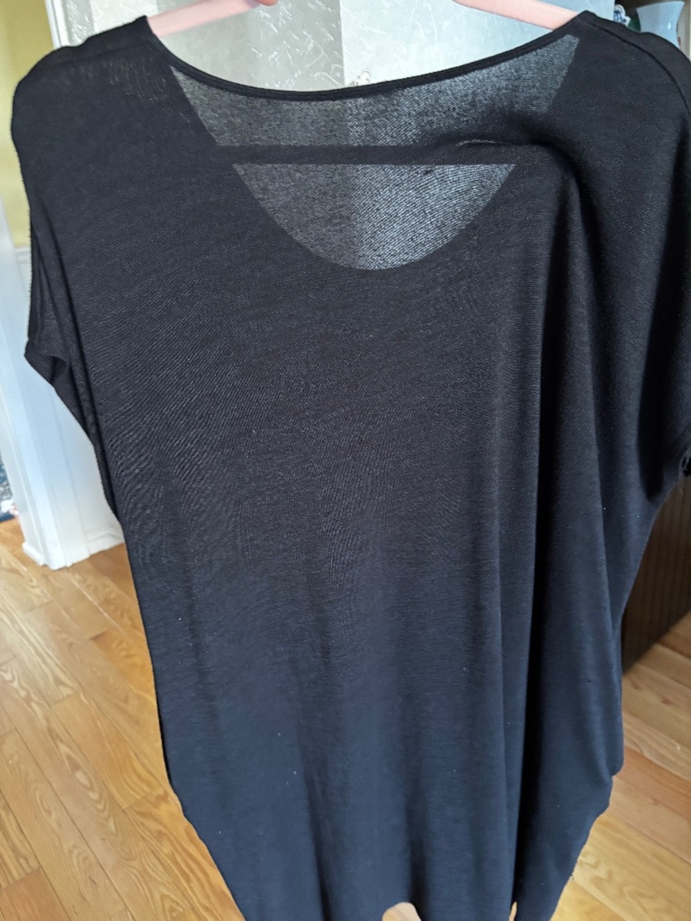 Aritzia Wilfred Free Black T-Shirt Shift Dress